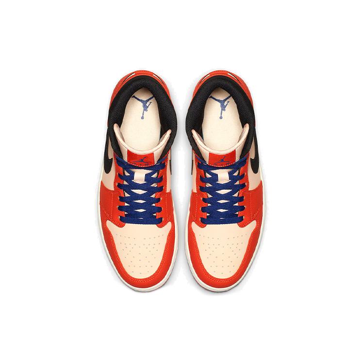 Jordan 1 Mid Team Orange Black 852542-800