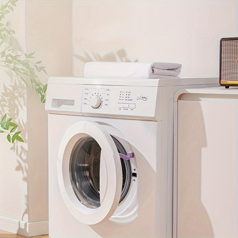 Magnetic Washing Machine Door Stopper - Purple & Pink, Ventilation & Odor Protection, Moisture Prevention, Anti-Slip Design with Strong Magnet Mount