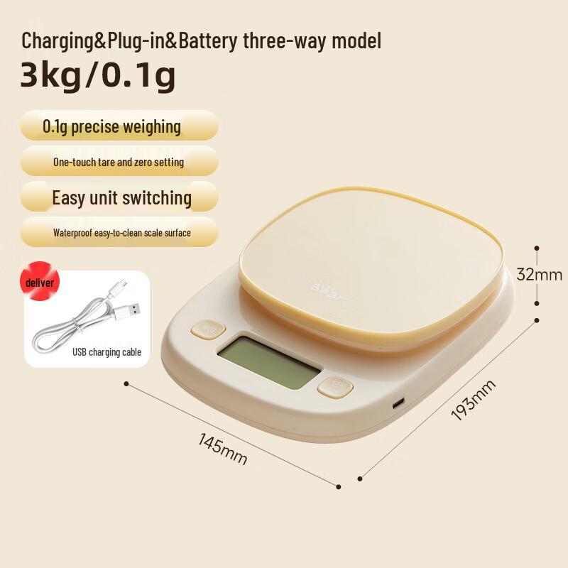 Zhaoran Мини-Медведь Высокоточные Кухонные Весы