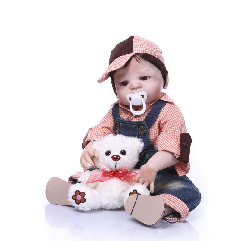 NPK Full Glue Realistic Baby Doll - Popular European & American New Year Gift for Kids