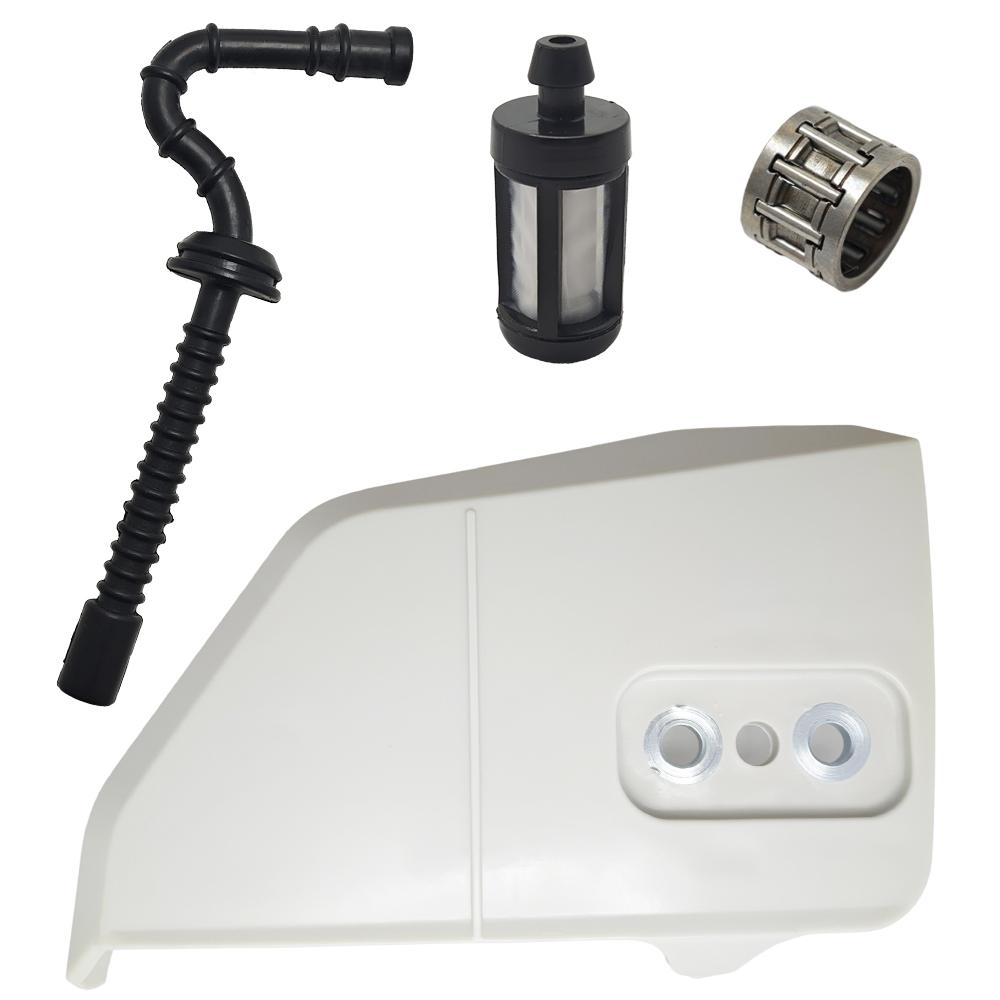 Chainsaw Clutch Cover Kit for Stihl MS 210 230 250 Replacement Parts with Needle Bearing, Fuel Filter, Oil Line # 1123 640 1705