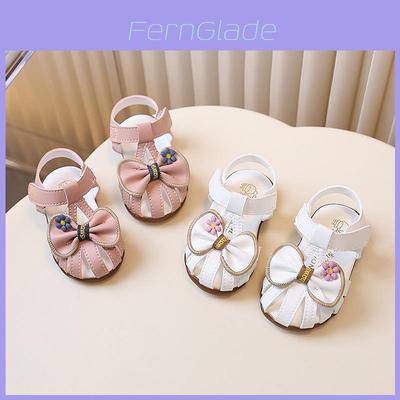 Princess Girls Sandals With Synthetic Leather Soft Sole For Toddler Summer Play