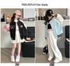 Girls' Autumn & Spring Casual Baseball Jacket - 2025 Fashion Style for Big Kids