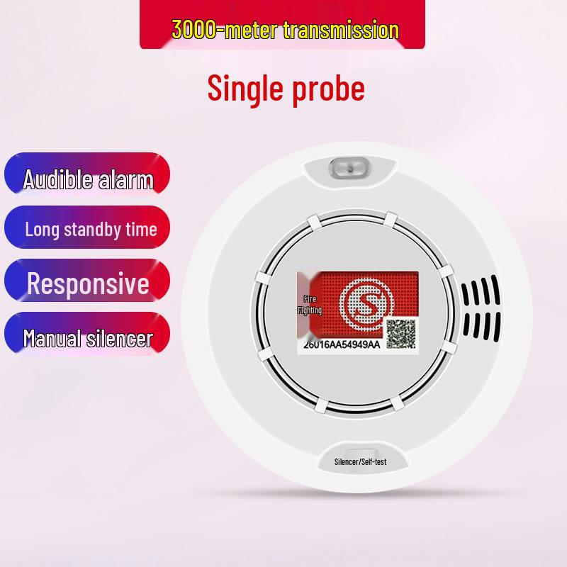 Smart Wireless Smoke Detector for Commercial and Household Use - 3C Fire Sensing System