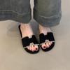 Soft Flat-bottomed Slippers Women's Summer Outer Wear 2025 New Models with Skirts French Beautiful Open-toed Beach Shoes Roman Cool Slippers