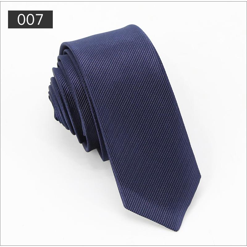 

Solid Color Narrow Striped Jacquard Men s Jacquard Business Fashion Hand-tied Tie 150*5cm