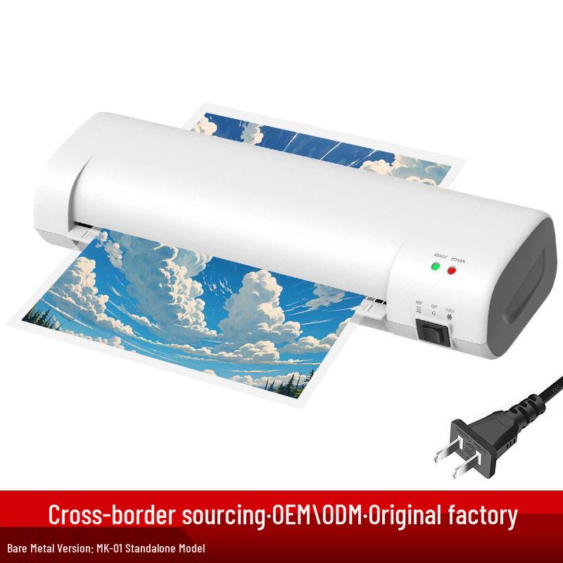 New A4 Mini Photo Laminator: Cold & Hot Commercial Laminator with Anti-Jam Technology
