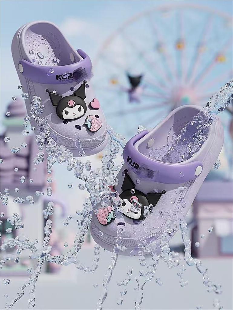 My Baby Room Stylish 22 Kuromi, Melody, Cinnamoroll, Slippers, Sandals, Kids, Shoes, Slippers, Shoes, Indoor, Toilet, Anti-Slip, Amphibious, Quiet,