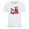 The Dogfather Dog Dad French Bulldog Funny T Shirts Unisex Cotton Harajuku Vintage Tops Tees Tops Eu Size