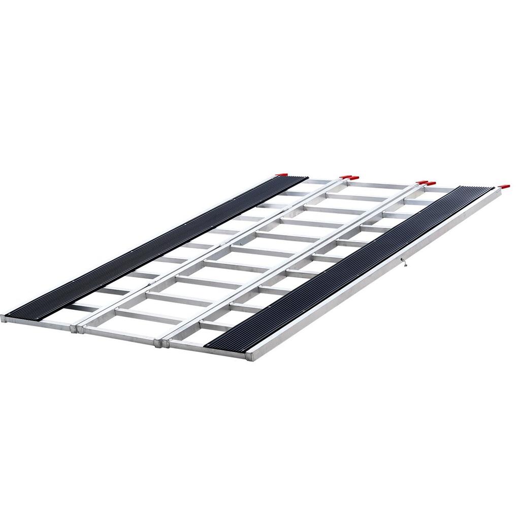 85" X 54" Extra Wide Aluminum Foldable Ramp 1500LBS Capacity Loading Ramp