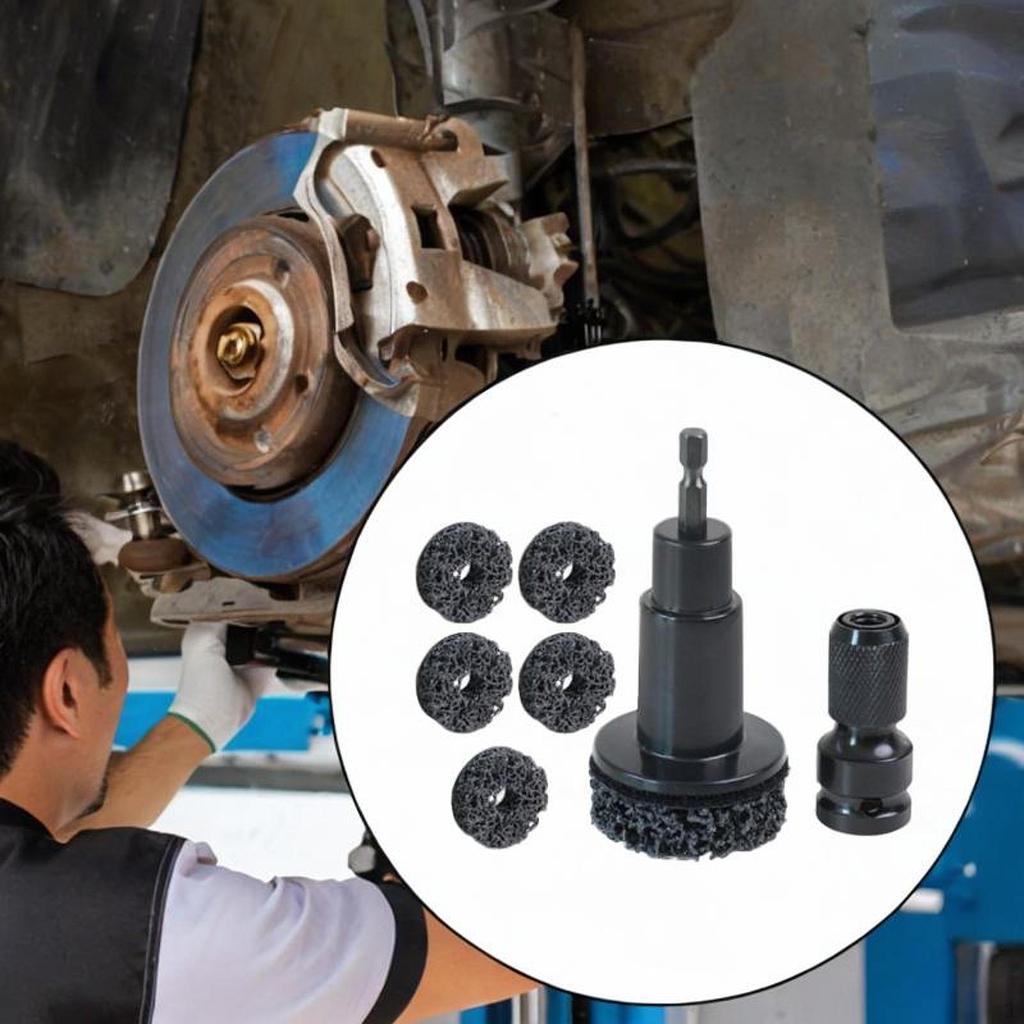 Rust Removal Wheel Hub Tool Care Accessory Electric Drill Cleaning