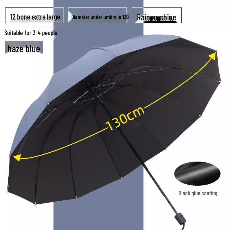 

Очень большой усиленный солнцезащитный и дождевой зонт, устойчивый к УФ-излучению