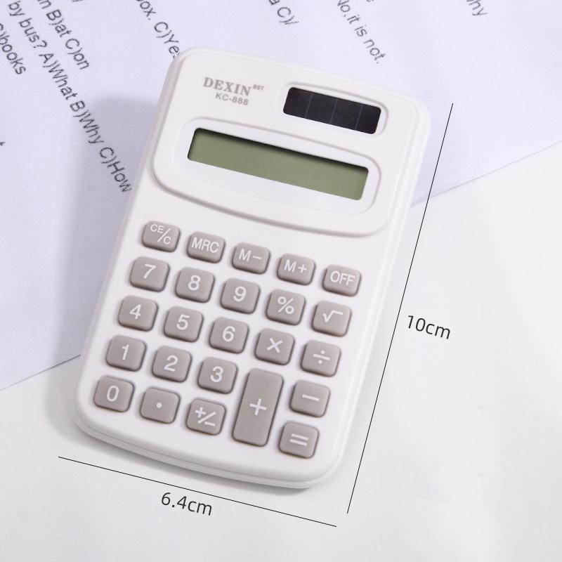 Cartoon Mini-Taschenrechner mit hochauflösendem und niedlichem Aussehen, tragbar und praktisch für praktisches Lernen auf der Handfläche