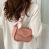 Hot Models Cute Lovely Women's Small Square Shoulder Bag Fashion Women's Crossbody Simple Women's Purse Handbag with Scarf