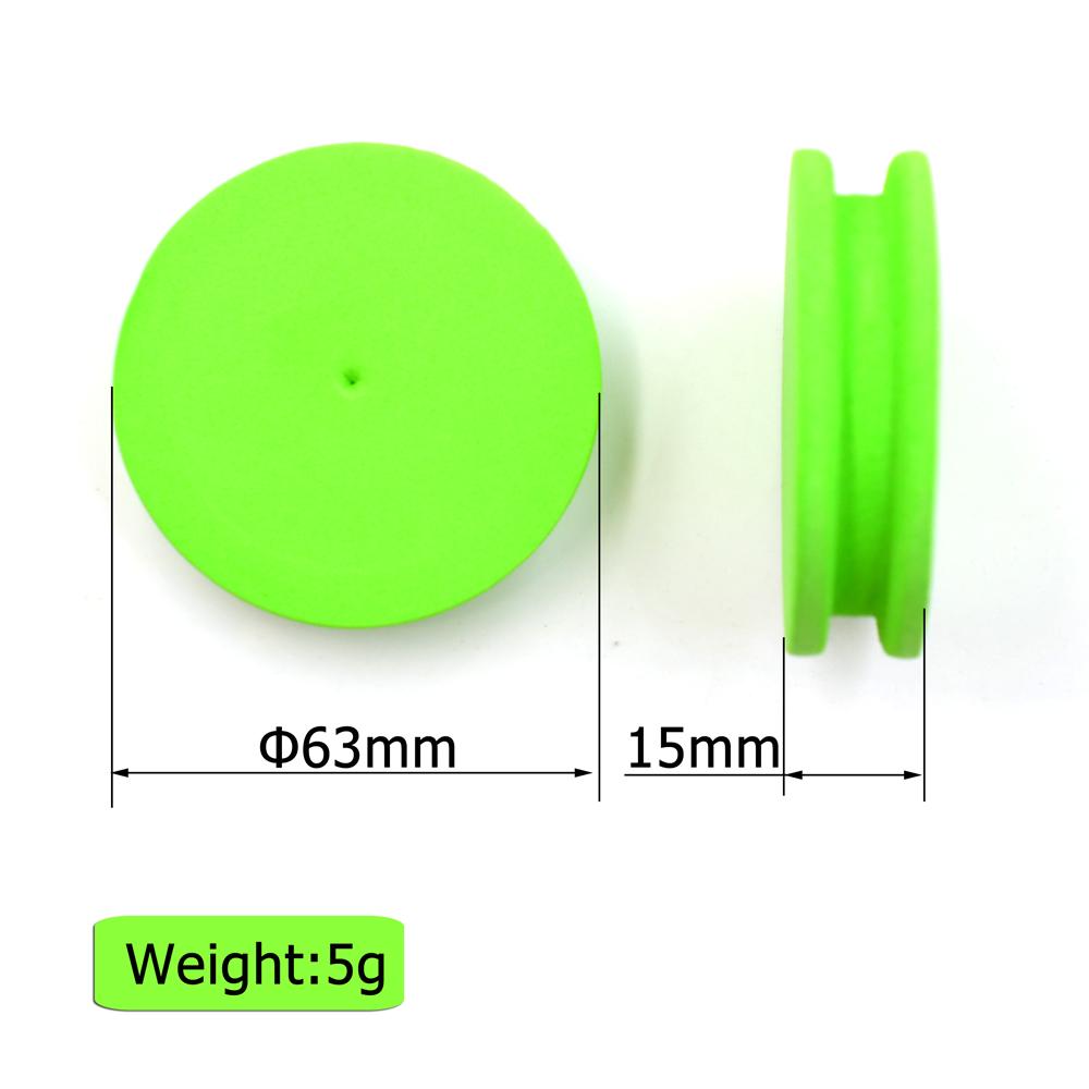 MNFT 10Pcs Carp Fishing Rig Thread Circular Winding Plates 64mm Fishing Foam Line Spools Winding Foam Spooler Plate Board