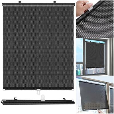Car Curtains Universal Roller Blinds Suction Cup Blackout Sunshade Privacy Shades for Bedroom Kitchen Office Window Sun-shading Curtains
