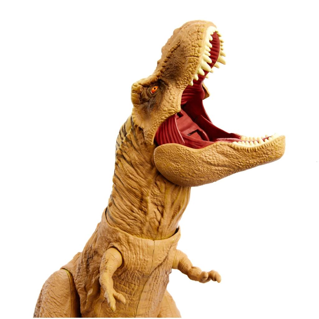 Mattel Jurassic World Side Attack Roaring T-Rex [Total Length: Approx. 18.5 Inches (49 Cm)] [Ages 4 and Up] HNT62