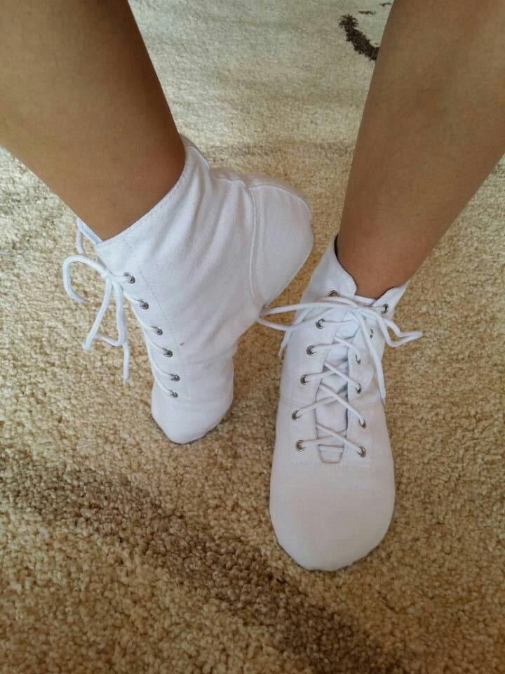 Children's Jazz Dance Canvas Shoes - High & Low Top for Practice