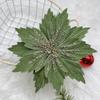24CM Christmas Glitter Flower Sparkling Sequins Flower  Wedding Decoration
