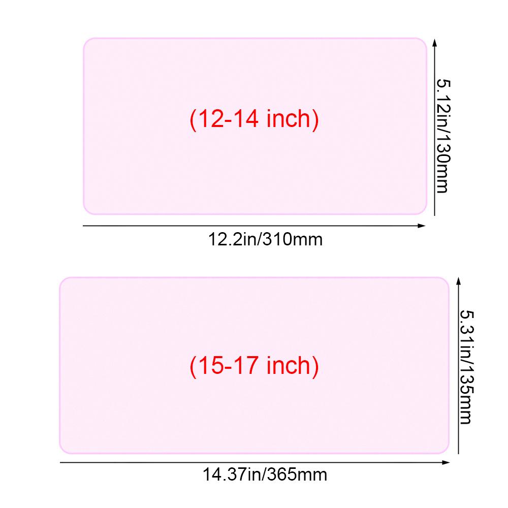Universal Laptop Keyboard Cover Protector 12-17 Inch Waterproof Dustproof Silicone Notebook Computer Keyboard Protective Film
