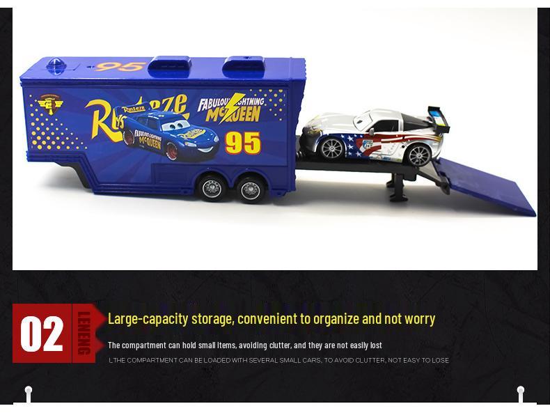 57 Varieties Cross-border Racing & Container Truck Toy Models for Children