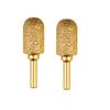 2PCS Emery 820mm Rotary Burr Grinding Heads for Metal Polishing Engraving with 6mm Round Handle for Drill Machines