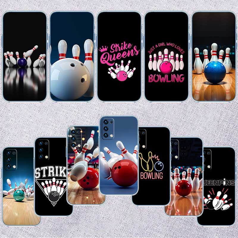 UP15 Bowling Transparent Phone Case for Motorola Moto Edge 20 30 40 50 S30 Fusion Ultra Pro Neo Lite + G200 G23