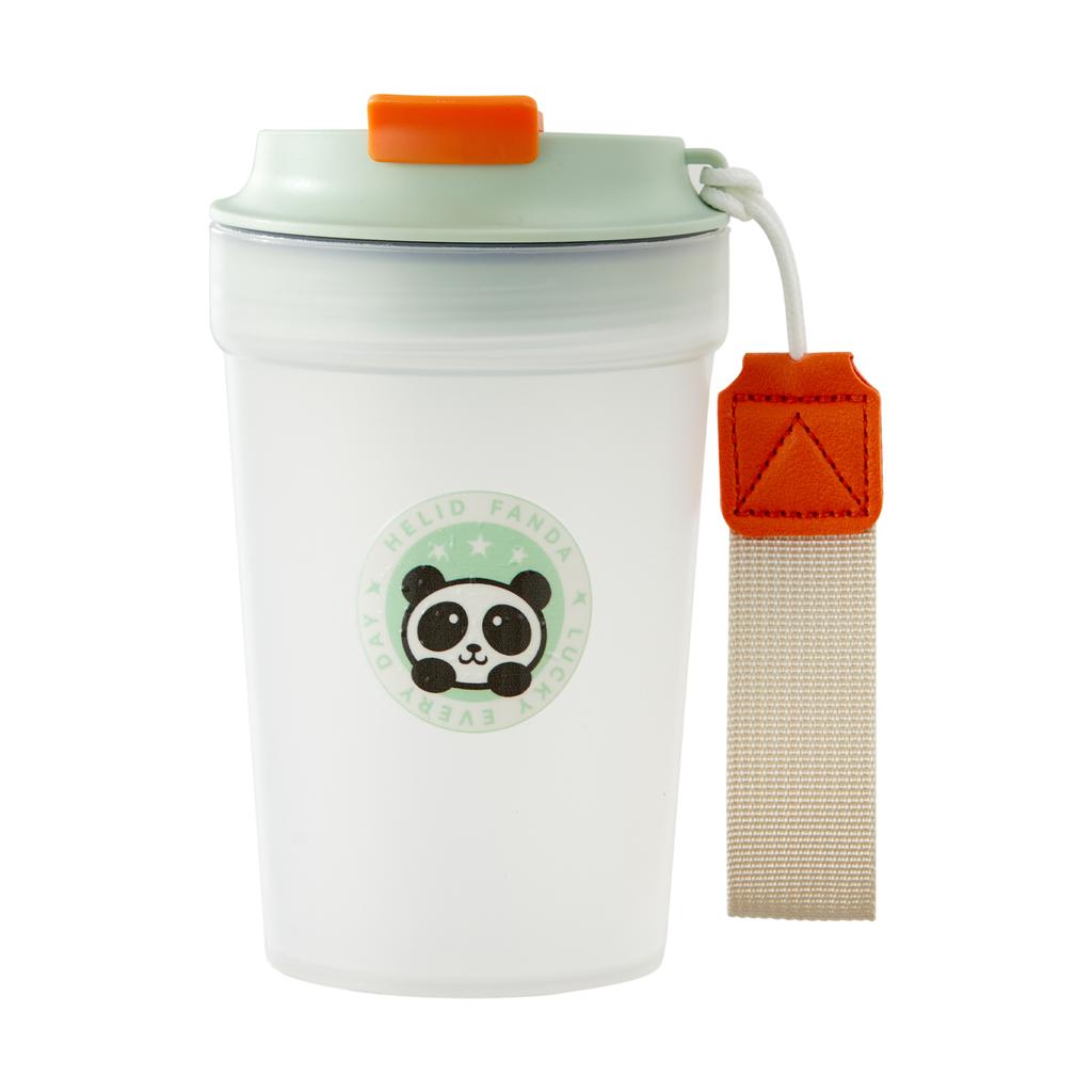 350ml Coffee Cup Transparent Water Bottle Portable Water Cup Leak-proof Beverage Drinking Cup Travel Reusable Drinkware