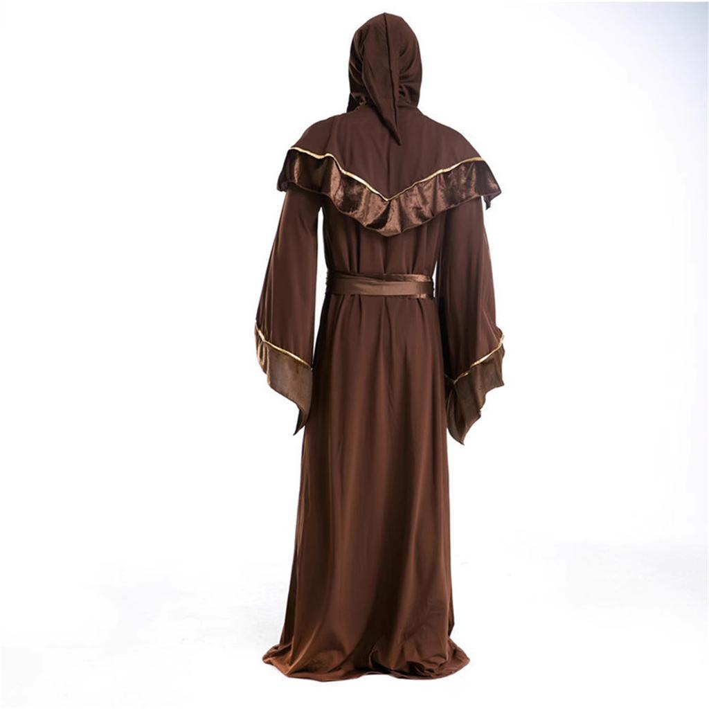 Halloween Priest and Costume Robe Set for Adults