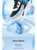 Boys' and Girls' 2025 New Style Waterproof Leather Running Sneakers with Rotating Button
