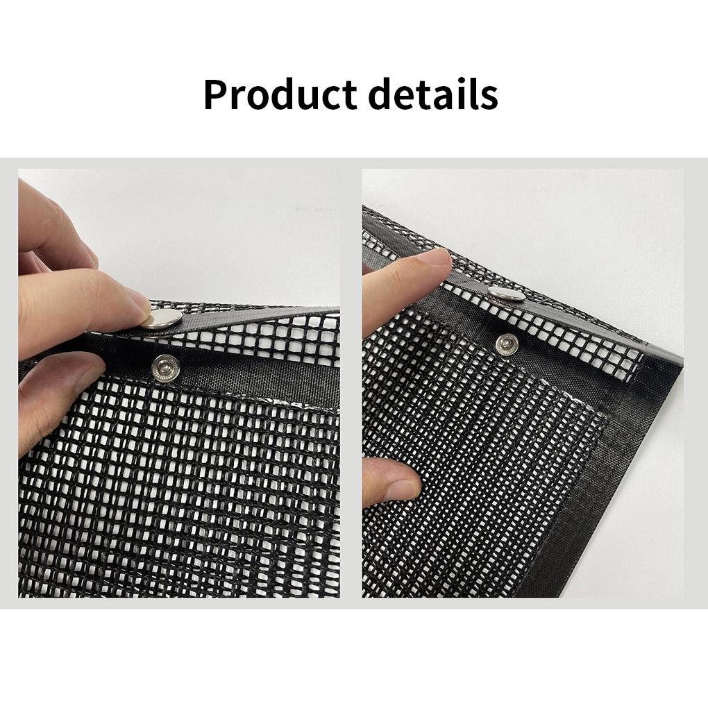 3Sizes Heat Resistant Mesh Non-Stick Grill Mat Outdoor BBQ Bag Baking Tool