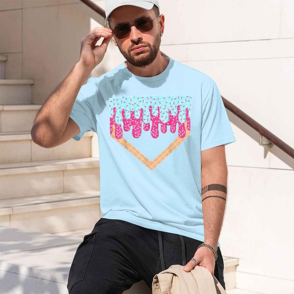 2026 New Model Respect The Ip Baseball S Ice Cream Ip Sweet S Sports Tshirt Stuff Home Plate Icecream Sport Players Fans Clo