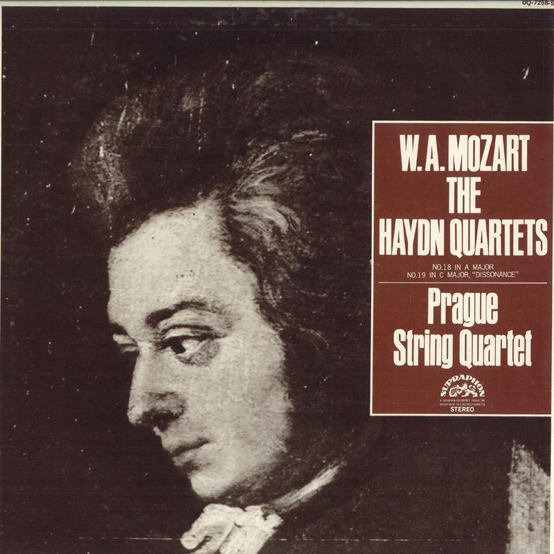 

LP Record PRAGUE STRING QUARTET - Mozart: String Quartet No. 18 in A OQ7258S SUPRAPHON Japan Classical Used