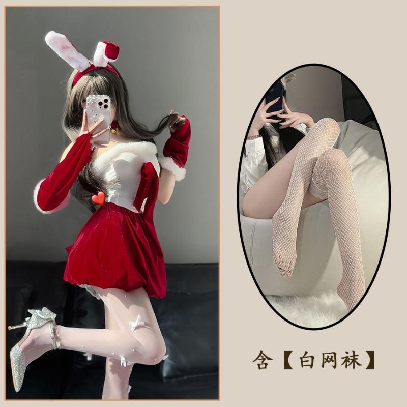 Sexy Golden Velvet Sex Christmas Clothing Dream New Wear Sex Lingerie Cosplay Hot Uniform Woman