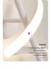 Modern Minimalist LED Spiral Wall Light - Warm Soft Bedroom Decor & Aisle Illumination