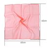 6Colors/Set Nylon Scarf Square Shawl Stage Roll Edge Pure Color Dance Scarf Shawl DIY Performance Gauze Prop School Supplies ZYF