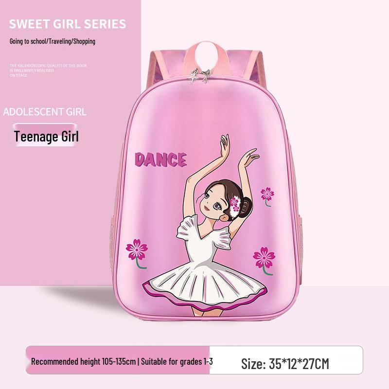 Girls' Princess Dress Style Backpack for Ages 3-6 Kindergarten - Fresh & Cute Design