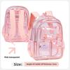 Transparent Jelly Backpack For Girls And Boys Pvc School Bag With Large Capacity For Kids And Teens