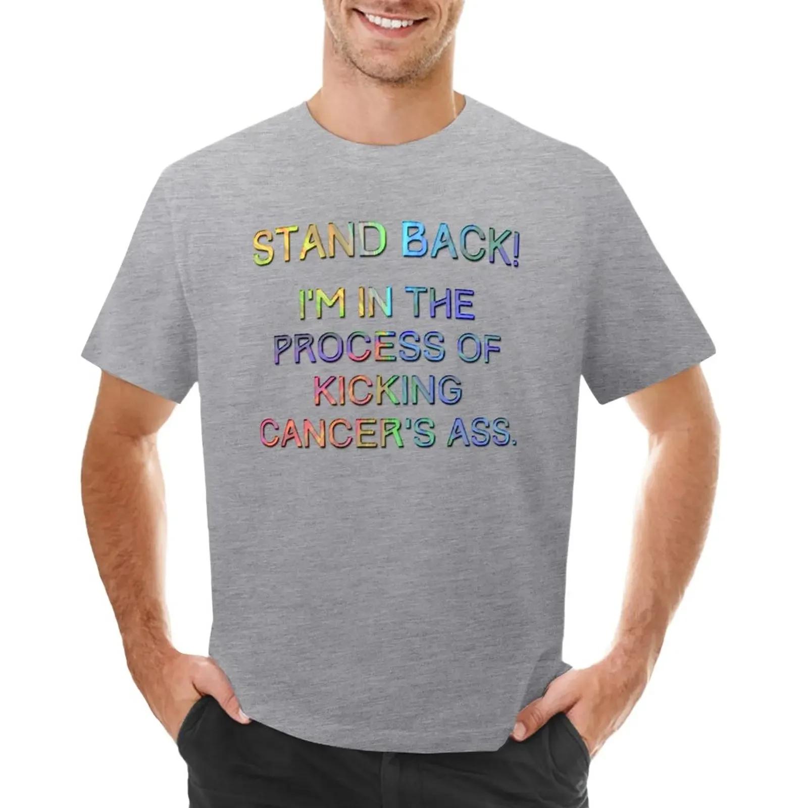 Kicking Cancers ass TShirt oversizeds blanks mens graphic tshirts pack S