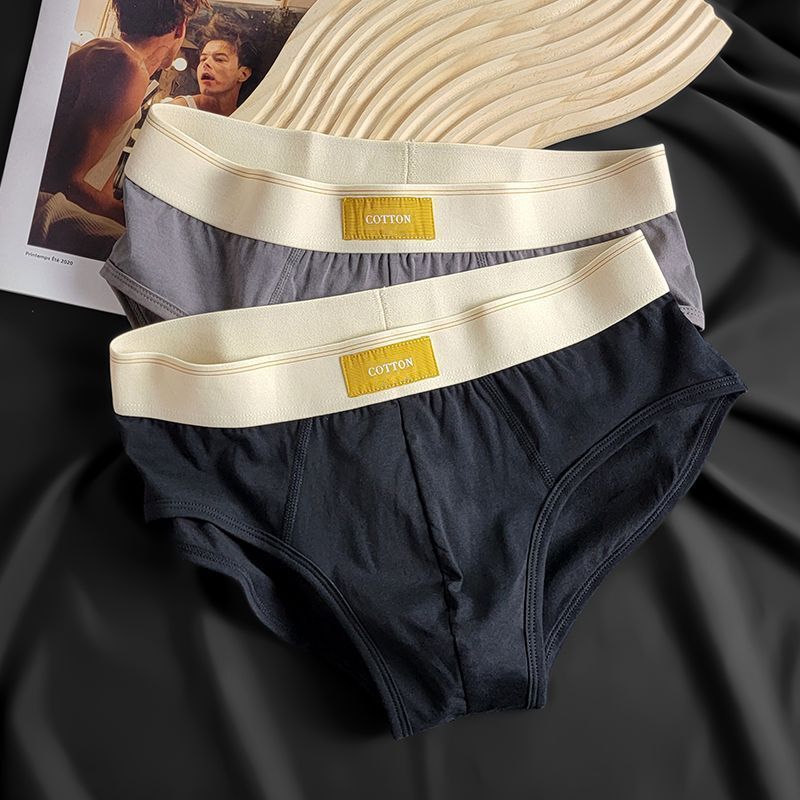 

WTEMPO Мужское нижнее белье Треугольное нижнее белье Мужское дышащее нижнее белье со средней талией 2XL