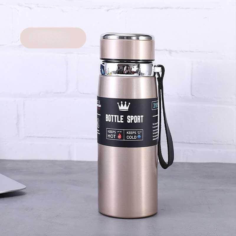 Θερμός Μεγάλης Χωρητικότητας 800ml/1000ml Φιάλες κενού Φορητό Θερμός από Ανοξείδωτο Ατσάλι Παγούρι Κούπα Ταξιδιού για Τσάι Θερμός Γραφείου