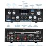 AK55 HiFi Digitalverstärker Kanal 2.0 Bluetooth Surround Sound AMP Maximale Leistung 90Wx2 Lautsprecher für Zuhause Auto BT 5.0 Audioverstärker