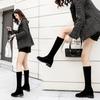 Spot Second Hair~ Long Boots for Women But Over the Knee In the Autumn and Winter of 2025, New Small Inner Height Increase, Zipper Thin Boots