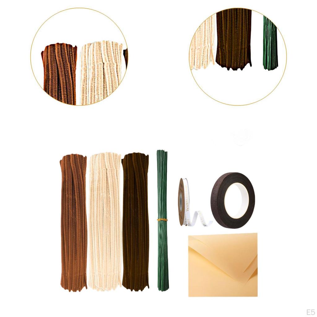 Chenille Pipes, Crafts for Children And Adults, Party Decorations, Bouquet