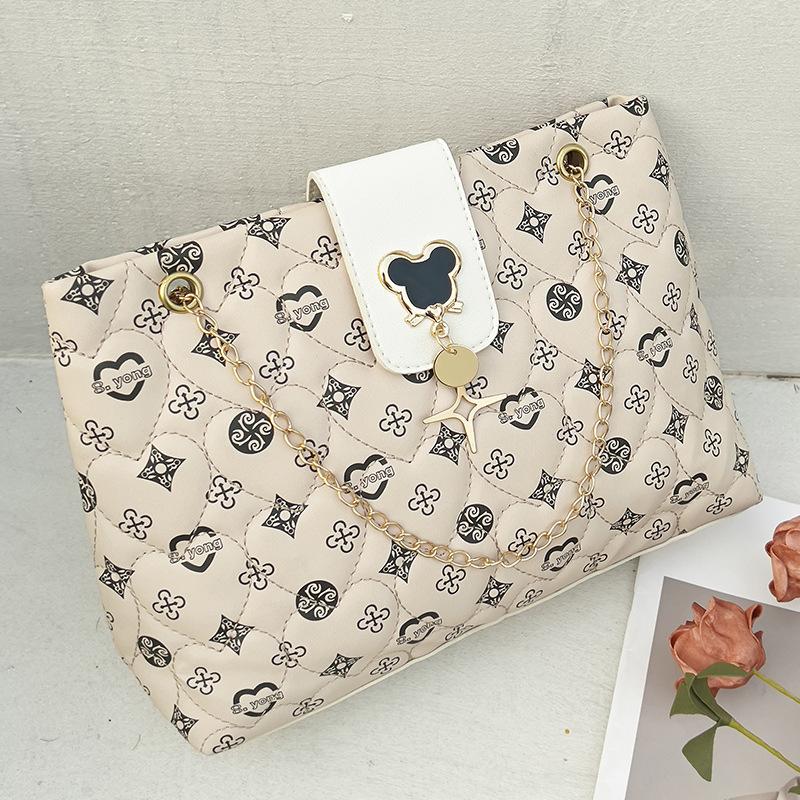 Presbyterian Shoulder Bag New Women's Bag Diamond Chain Crossbody Bag Korean Version Small Tote Bag