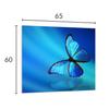 GLASPANEL FÜR DIE KÜCHE 65x60 Schmetterling