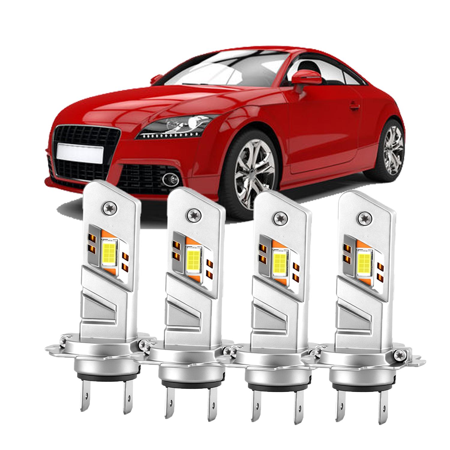 

H7+H7 Mini LED Headlight Bulb Wireless 120W 3570 CSP Car Headlamp Auto Diode Lamps Led 12V 6500K H7