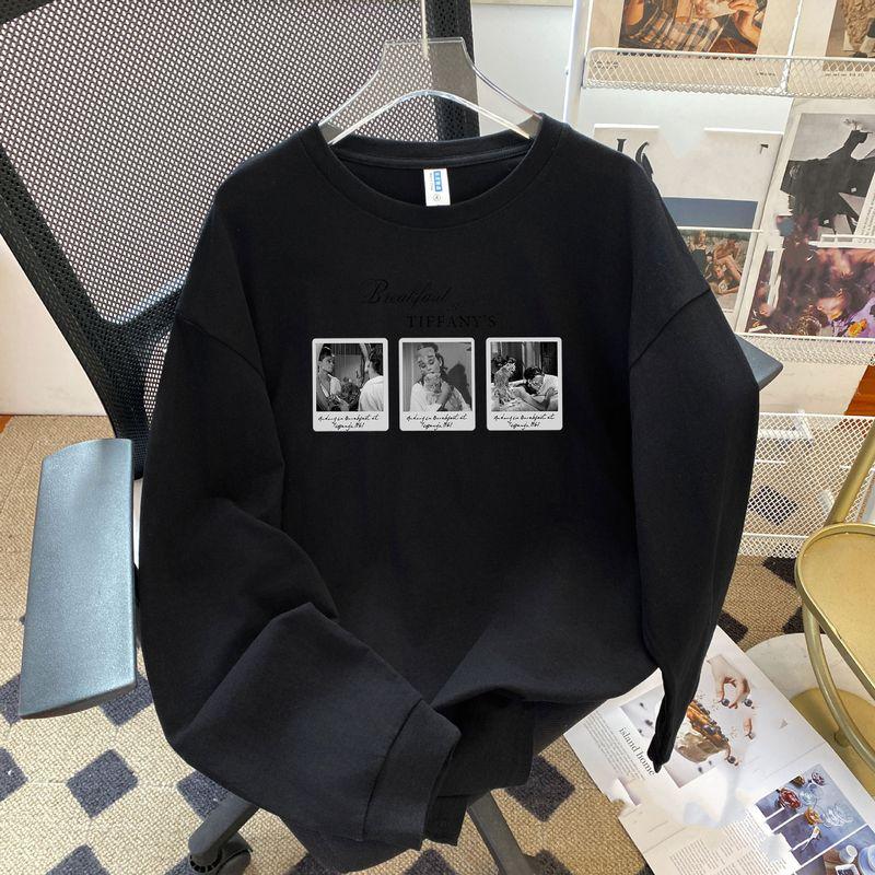 Fashion Wind New Arrival Print Loose Casual Short Sleeve T-shirt Top Printed Loose T-shirt Top