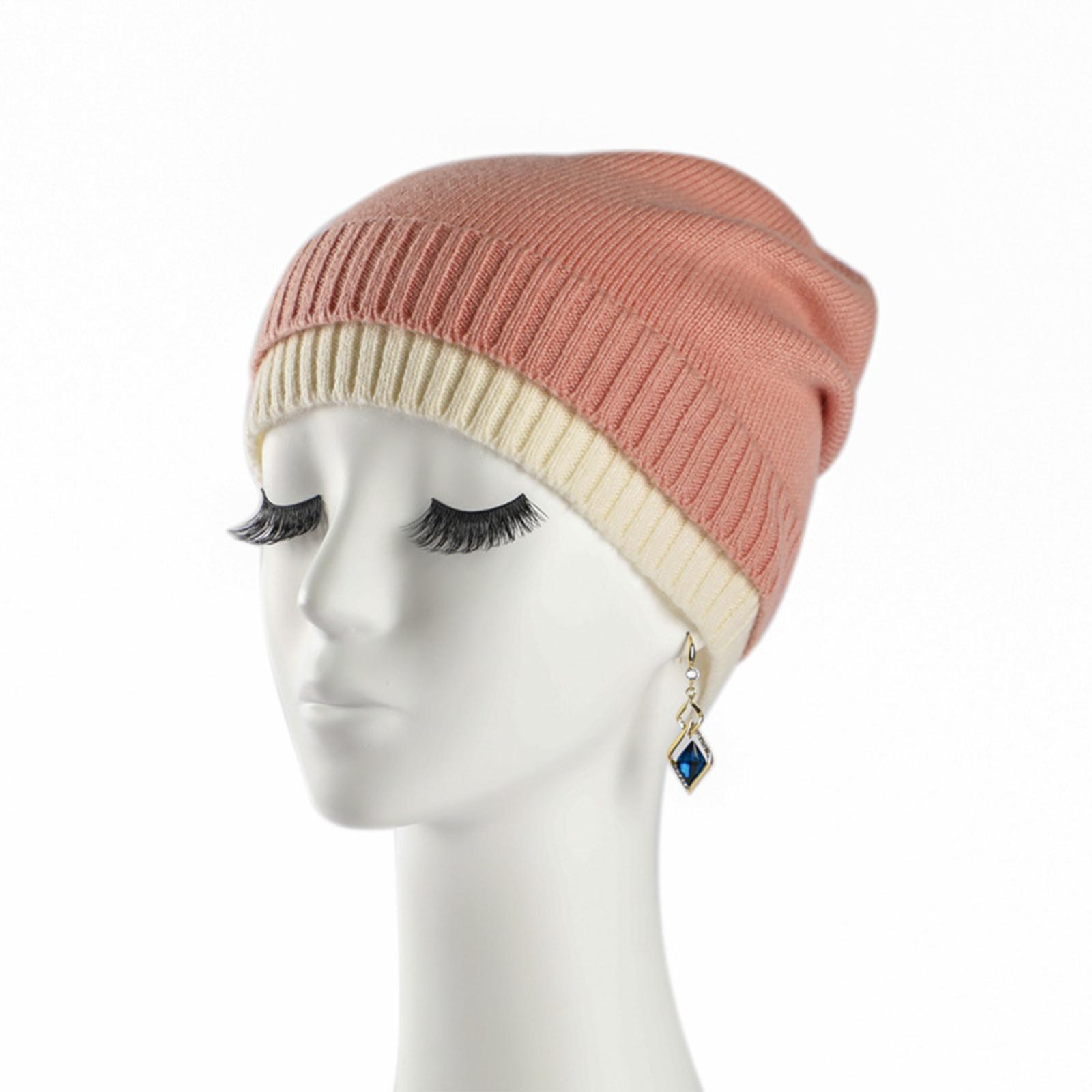 

Женские шерстяные шапки, Универсальные модные шапки-бини, Шерстяные шапки, Вязаные шапки, Женские теплые шапки One Size