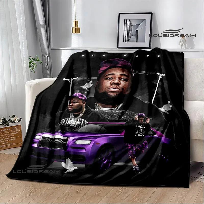 Rapper rod wave printed blanket Warm Flannel Blankets Soft and Comfortable blanket Home Travel Blanket bed linings Birthday Gift